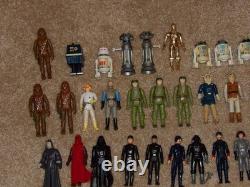 Star Wars Vintage Kenner Large Lot 75 Figure 1970's-80's Most High Grade Pieces