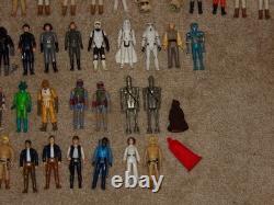 Star Wars Vintage Kenner Large Lot 75 Figure 1970's-80's Most High Grade Pieces