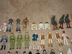 Star Wars Vintage Kenner Large Lot 75 Figure 1970's-80's Most High Grade Pieces