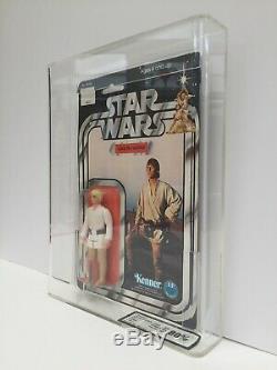Star Wars Vintage Kenner Luke Skywalker 12 Back C Ukg 80 (80/85/85) Moc