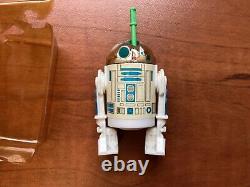 Star Wars Vintage Kenner POTF R2D2 pop up Saber Complete 1985 fresh off Card