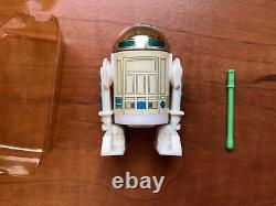 Star Wars Vintage Kenner POTF R2D2 pop up Saber Complete 1985 fresh off Card