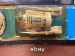 Star Wars Vintage Kenner POTF R2D2 pop up Saber Complete 1985 fresh off Card