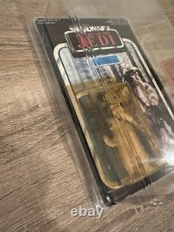 Star Wars Vintage LOGRAY ROTJ 65 back Moc Unpunched RARE