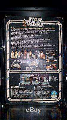 Star Wars Vintage LUKE SKYWALKER 12 BACK MOC Carded Kenner 1977 GREAT! UNPUNCHED