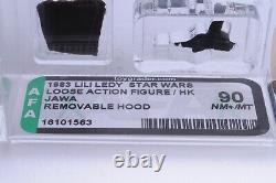 Star Wars Vintage Lili Ledy Jawa Removable Hood Loose AFA 90 HK COO