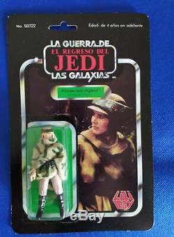 Star Wars Vintage Lili Ledy Princess Leia Combat Poncho 50 Back Mexico