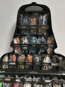 Star Wars Vintage Lot Of 31 Different Action Figures/Weapons And Carrying Case