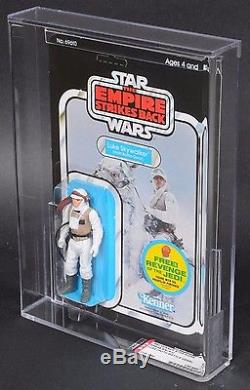 Star Wars Vintage Luke Hoth ESB 48 Back-C AFA 85 (85/80/85) Unpunched Clear MOC
