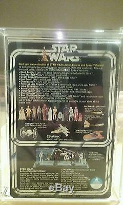 Star Wars Vintage Luke Skywalker 12 back C Afa Graded 80 Moc