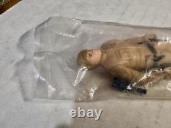 Star Wars Vintage Luke Skywalker Bespin Fatigues Brown Hair In Kenner Baggie