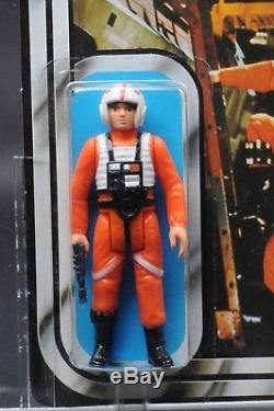 Star Wars Vintage Luke X-Wing 20 Back-B AFA 85 (85/85/85) MOC