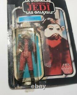 Star Wars Vintage Mexico Lili Ledy Nien Nunb Retorno 14 Back Rare Variant 80s