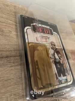 Star Wars Vintage Moc PRUNE FACE ROTJ -77 Back rare