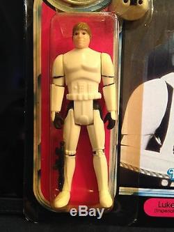 Star Wars Vintage POTF Kenner Stormtrooper Luke Skywalker 92 Back MOC