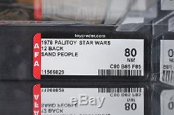 Star Wars Vintage Palitoy Sand People 12 Back AFA 80 (80/85/85) MOC