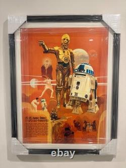 Star Wars Vintage Poster, R2D2 and C3PO (circa 1977) RARE, 2 of 4 Coca Cola