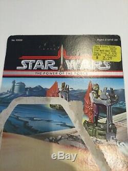 Star Wars Vintage Power Of The Force Sand Skimmer Vehicle With Backing Card