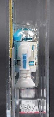 Star Wars Vintage R2-D2 Pop Up POTF AFA 85 (90/85/85) Unpunched MOC