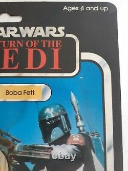 Star Wars Vintage ROTJ Boba Fett 79 Back MOC