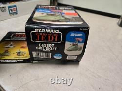 Star Wars Vintage ROTJ Desert Sail Skiff 93520 SEALED BOX WEAR
