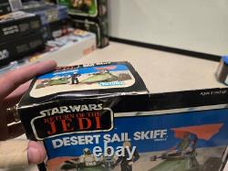 Star Wars Vintage ROTJ Desert Sail Skiff 93520 SEALED BOX WEAR