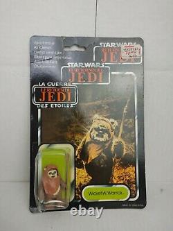 Star Wars Vintage ROTJ Tri Logo Wicket W Warrick New 1983 kenner Action Figure