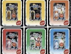 Star Wars Vintage Retro Collection Complete Set 6 UNCIRCULATED