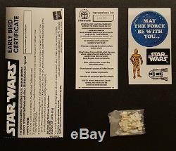 Star Wars Vintage Retro Reissue First 12 Figures VOTC Early Bird Certificate Kit