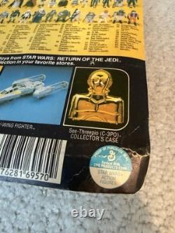 Star Wars Vintage Return Of The Jedi Gamorrean Guard Carded 65 Back Figure MIM