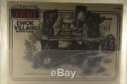 Star Wars Vintage Return of the Jedi Ewok Village AFA 85 MISB ROTJ
