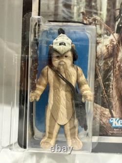 Star Wars Vintage Rotj Logray- Ewok Kenner 65 Back- B Afa 70