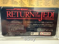 Star Wars Vintage Rotj Logray- Ewok Kenner 65 Back- B Afa 70