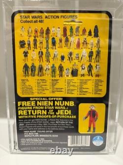 Star Wars Vintage Rotj Tie Fighter Pilot Kenner 48 Back Afa 75