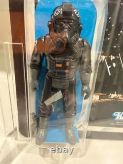 Star Wars Vintage Rotj Tie Fighter Pilot Kenner 48 Back Afa 75