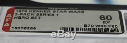 Star Wars Vintage SW 3-Pack Hero Set AFA 60 EX #18058288