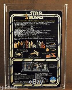 Star Wars Vintage Stormtrooper 12 Back SKU on Footer Unpunched AFA 80 1978 NR