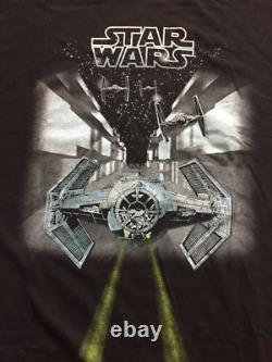 Star Wars Vintage T-shirt 95 Front And Back Print Retro X-wing 80's Movie Y2K