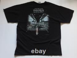 Star Wars Vintage T-shirt 95 Front And Back Print Retro X-wing 80's Movie Y2K