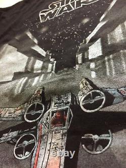 Star Wars Vintage T-shirt 95 Front And Back Print Retro X-wing 80's Movie Y2K