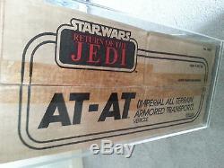 Star Wars Vintage USA ROTJ Kenner MISB AT-AT, VERY RARE SEALED + Acrylic Case