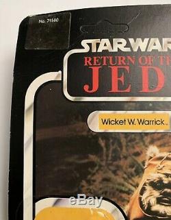 Star Wars Vintage Wicket W. Warrick 77 Back Return of the Jedi ROTJ Kenner MOC