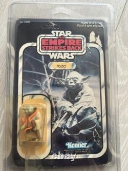 Star Wars Yoda Jedi Master 32b Esb Moc Clear Bubble Kenner Vintage 1980 #2