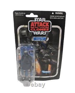 Star Wars the Vintage Collection Jango Fett Action Figure VC34 AOTC New on Card