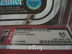 Star Wars vintage 1978 carded 12 back Darth Vader AFA 85 Near Mint plus archival