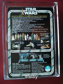 Star Wars vintage 1978 carded 12 back Han Solo AFA 85 Near Mint plus archival