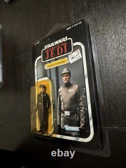 Star Wars vintage Imperial Commander Figure 1980 Sealed ROTJ Carded Unpunched