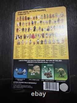 Star Wars vintage Imperial Commander Figure 1980 Sealed ROTJ Carded Unpunched