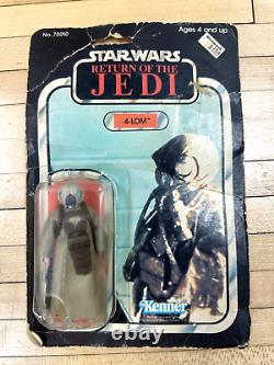Star Wars vintage Kenner Return of the Jedi 4-LOM carded figure 1983 #3