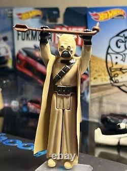 Star Wars vintage Sand People Tusken Raider with Hollow Cheeks 1977 NICE KENNER